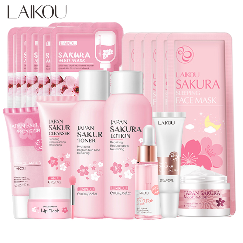 Korean Skincare Routine - Очиститель для лица Sakura Корейская Сыворотка