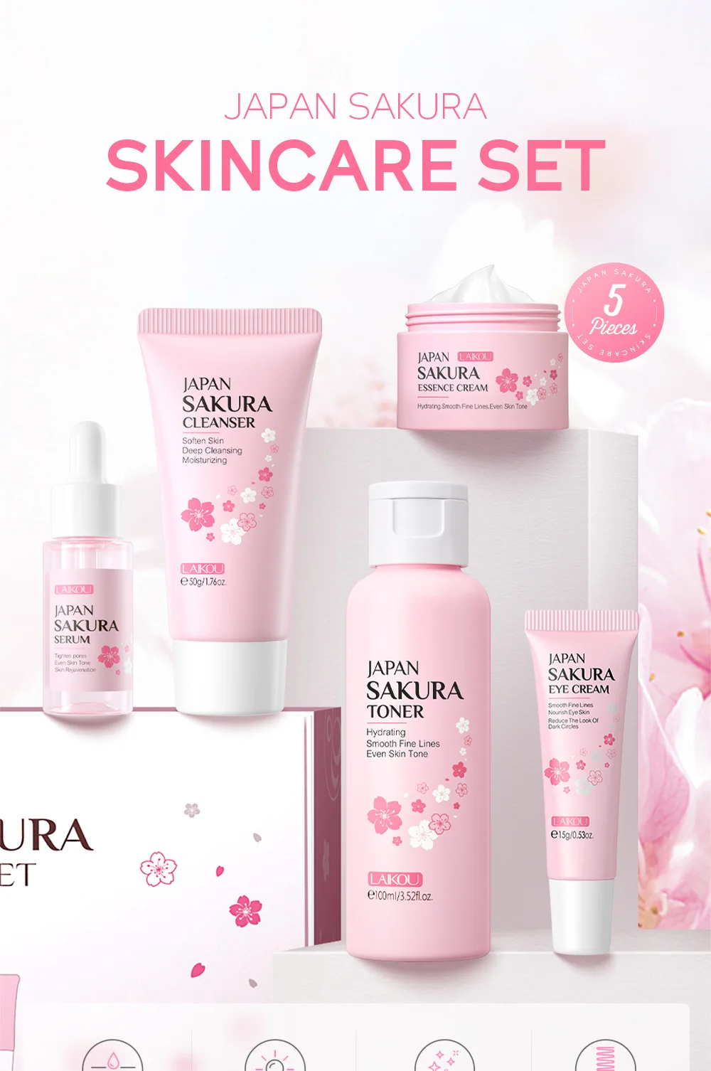 Набор для ухода за кожей LAIKO – обзор и цена Korean Skincare Routine